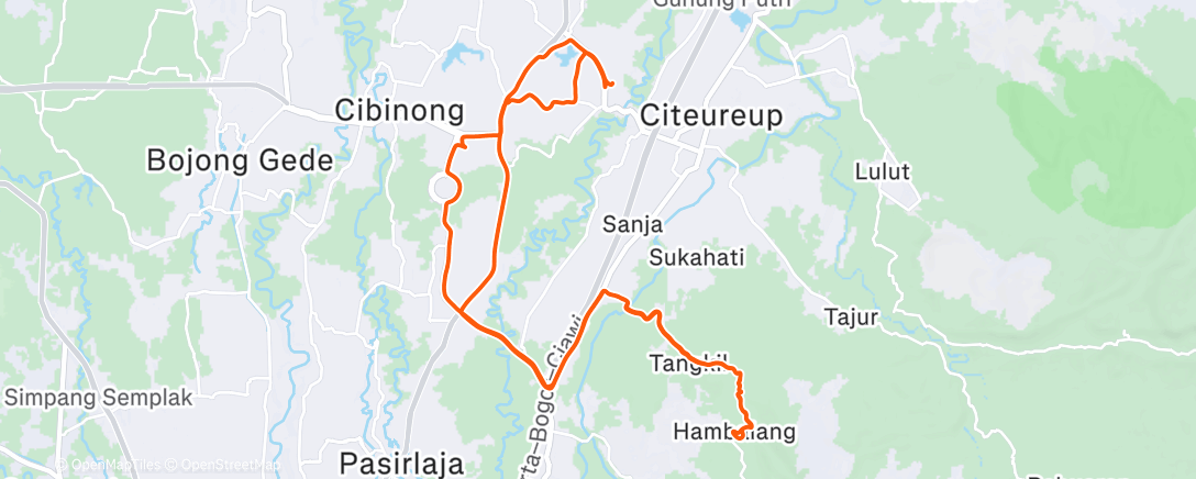 Map of the activity, Re kok perih