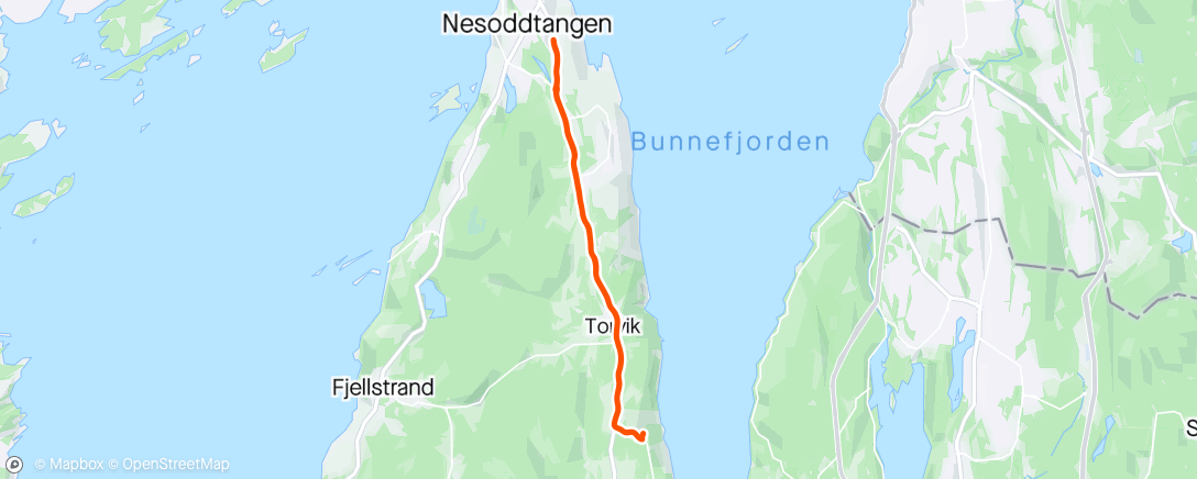 Map of the activity, Løpetur med søs 💗