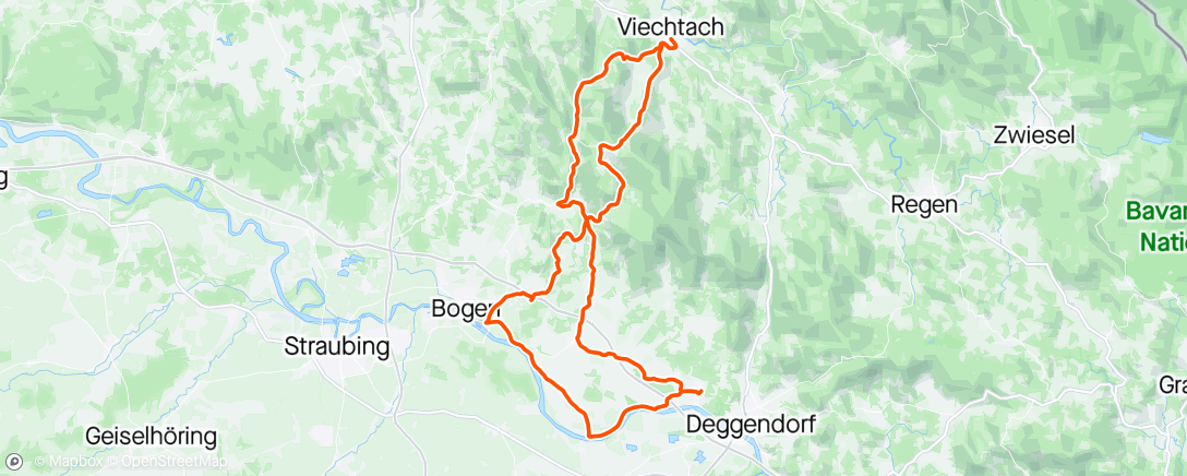 Map of the activity, 1. Rennrad-Tour. 👍