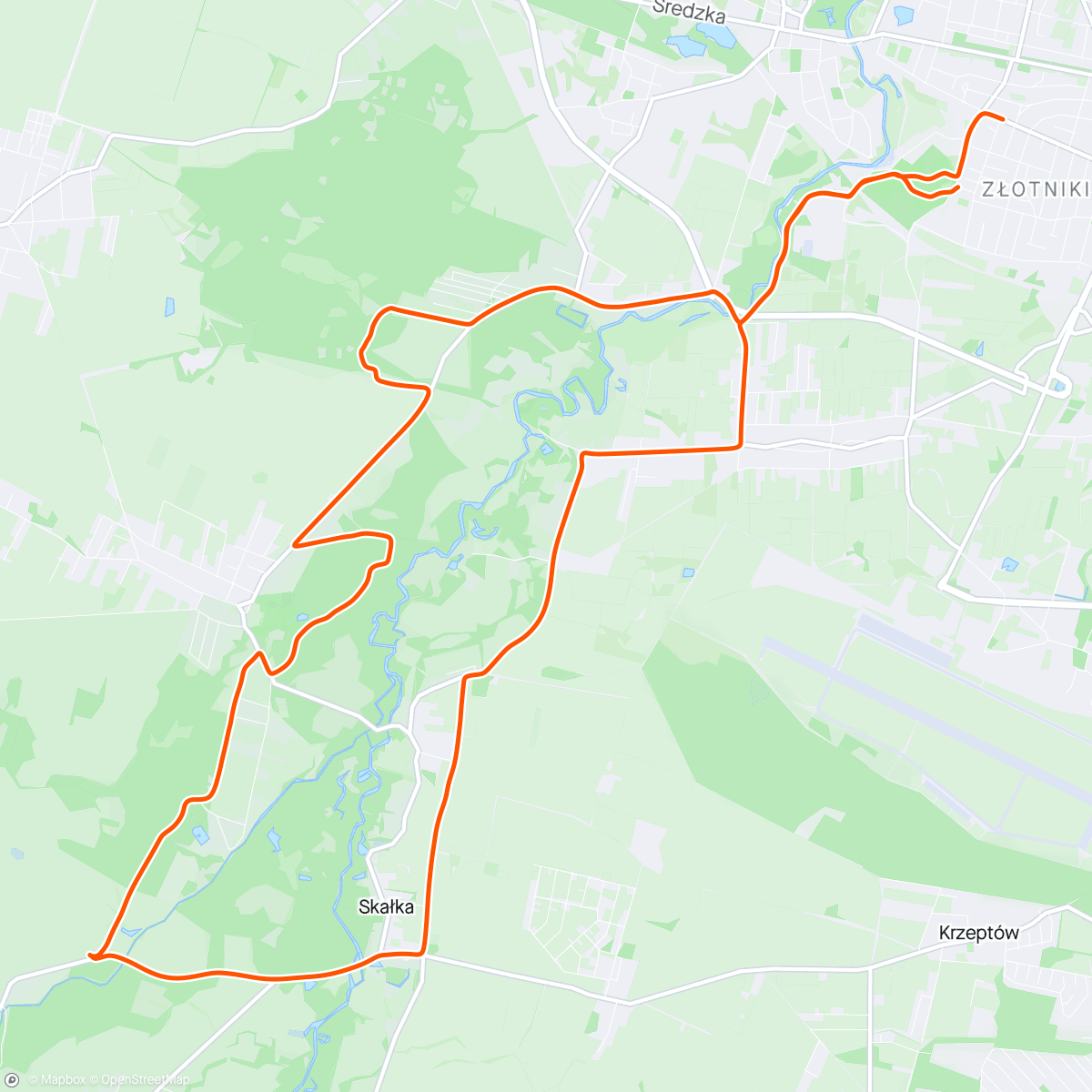 Map of the activity, ☀️ Evening Ride