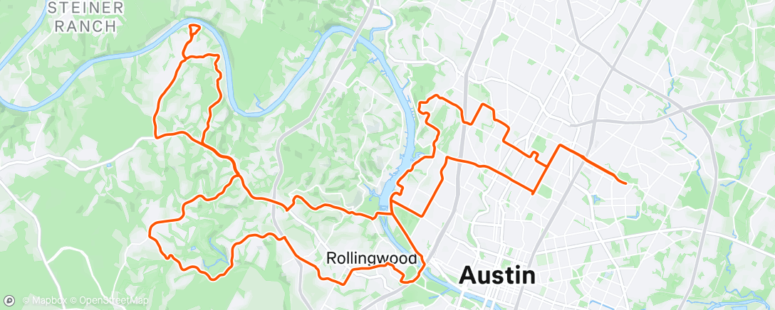 Map of the activity, Morning Ride