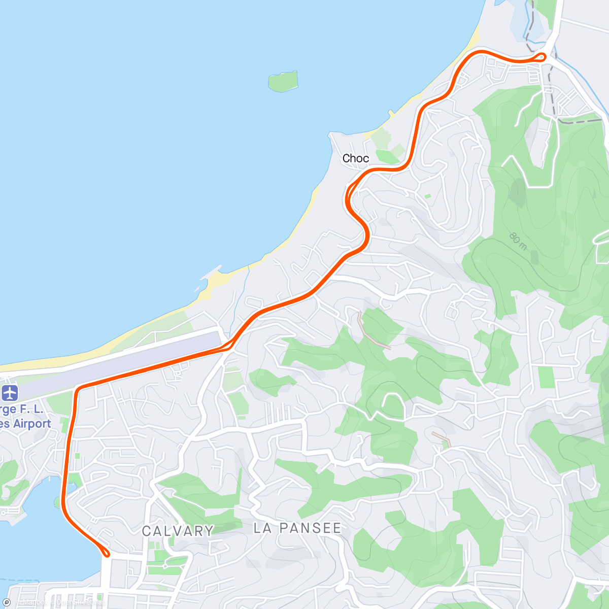 Map of the activity, Morning ride 🐉