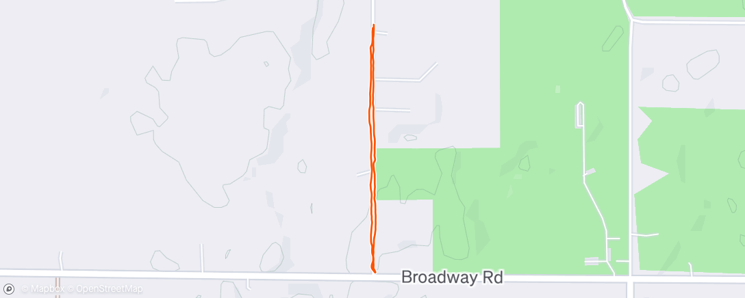 Map of the activity, Evening Walk