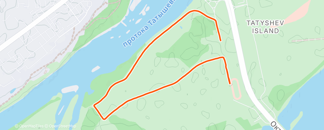 Карта физической активности (Утренний забег)