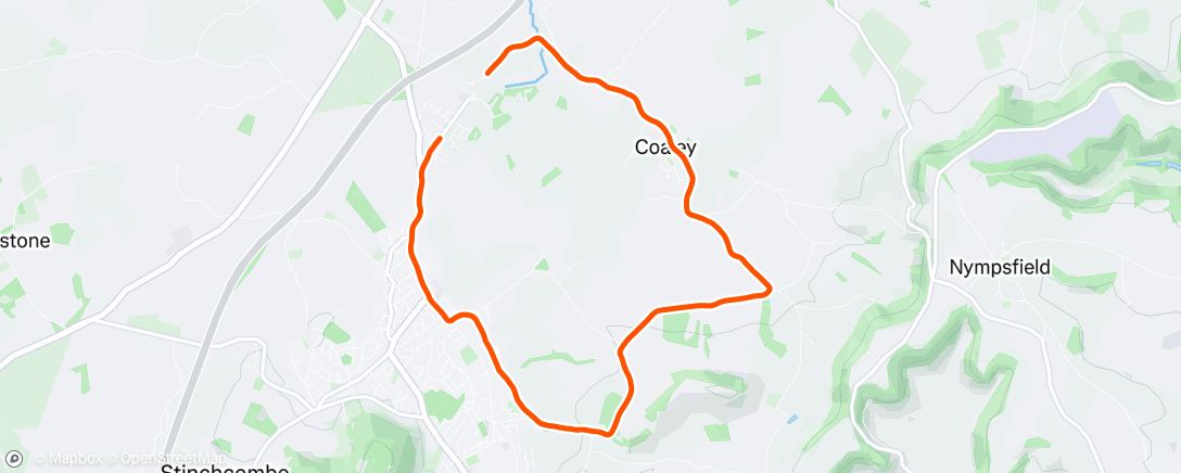 Map of the activity, Morning “Deer Safari” Run