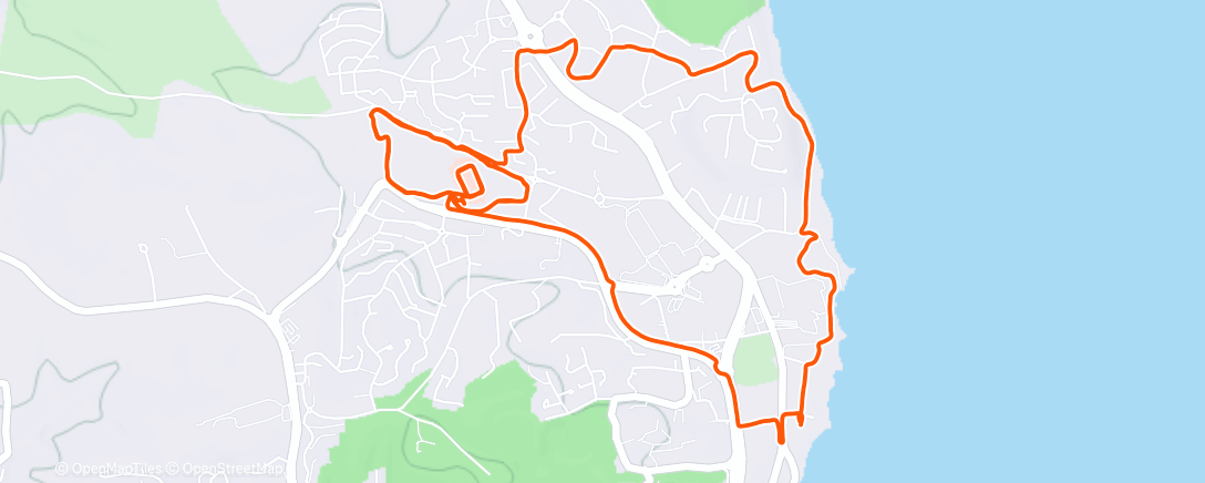 Map of the activity, Footing + 10LD