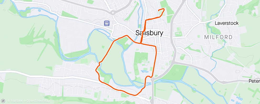 Map of the activity, First run for a while