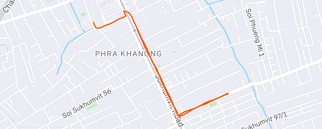 Карта физической активности (Morning salt bread Run 🇹🇭)