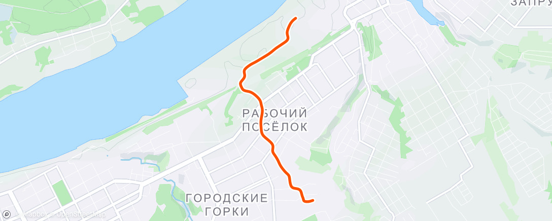Map of the activity, Утренняя прогулка