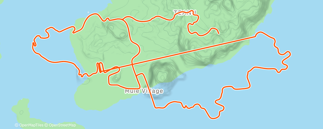 Map of the activity, Zwift Level 98: On my way to Level 100