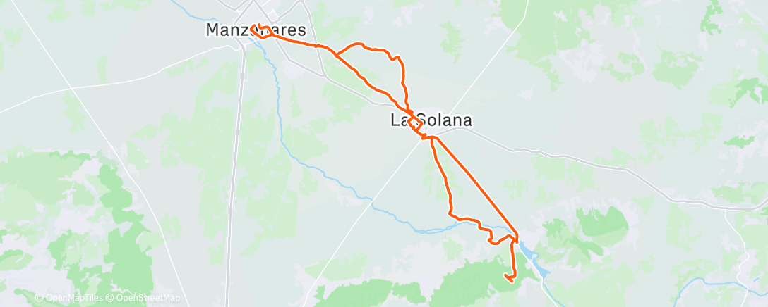 Map of the activity, 26.44-003 Tres coletazos y a casa