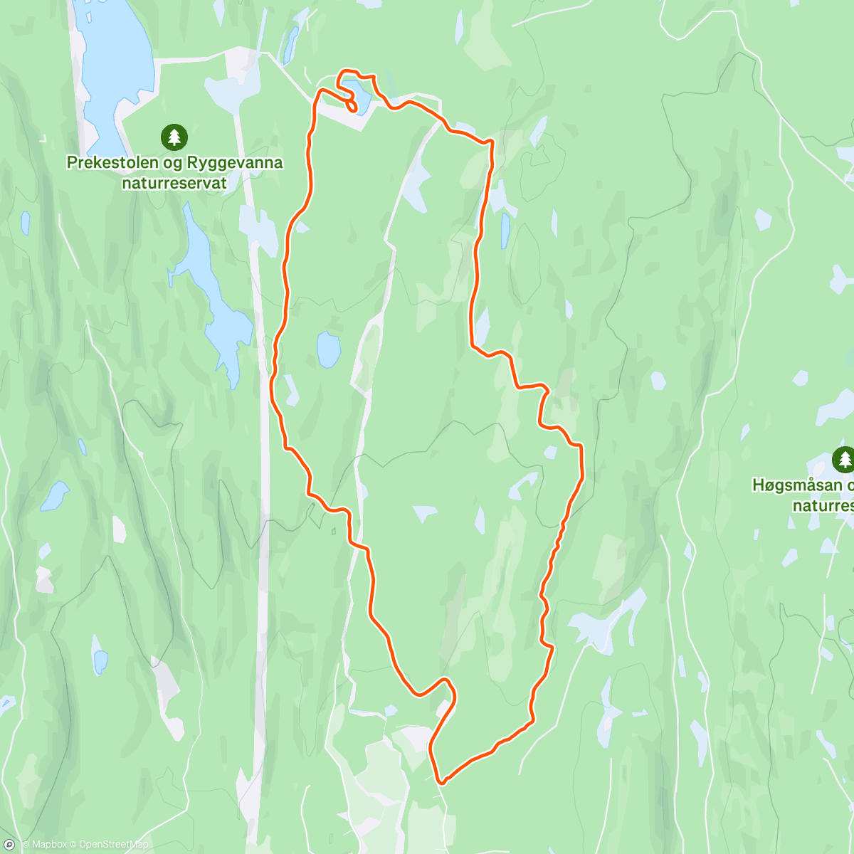 Map of the activity, Evening Walk med Leo og Laisa