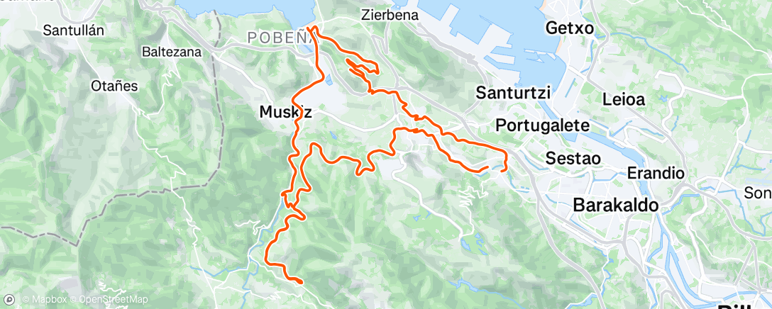 Mappa dell'attività Morning Ride