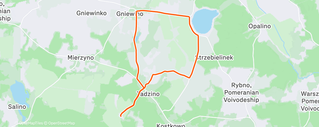 Map of the activity, 20 shoes Run