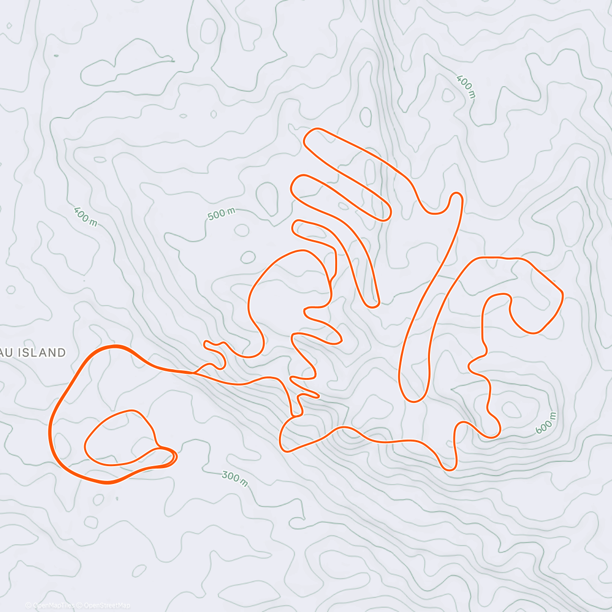 Map of the activity, TrainingPeaks Virtual - Dragon's Flight