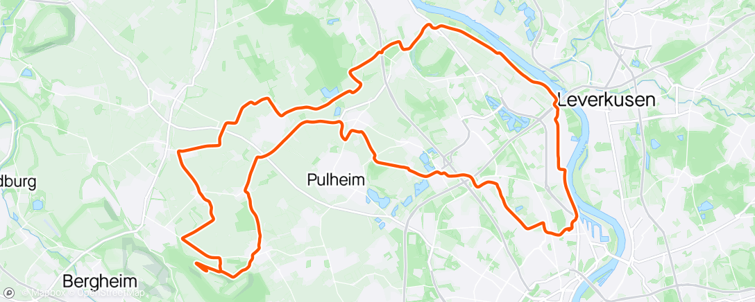 Mapa de la actividad (Morning Ride with Paola / Glessener Höhe)