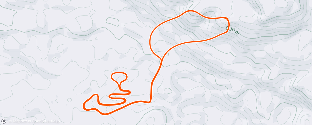 Map of the activity, TrainingPeaks Virtual - Workout: 2025-04-28  | Power profile test