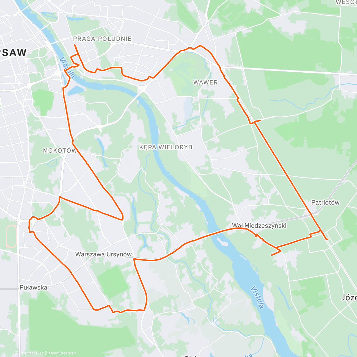 Map of the activity, Festive500 dzień drugi. I wystarczy 🤣