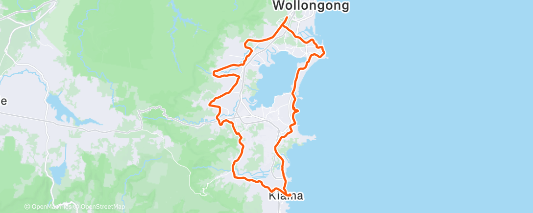 Map of the activity, Blowhole Point 🐳