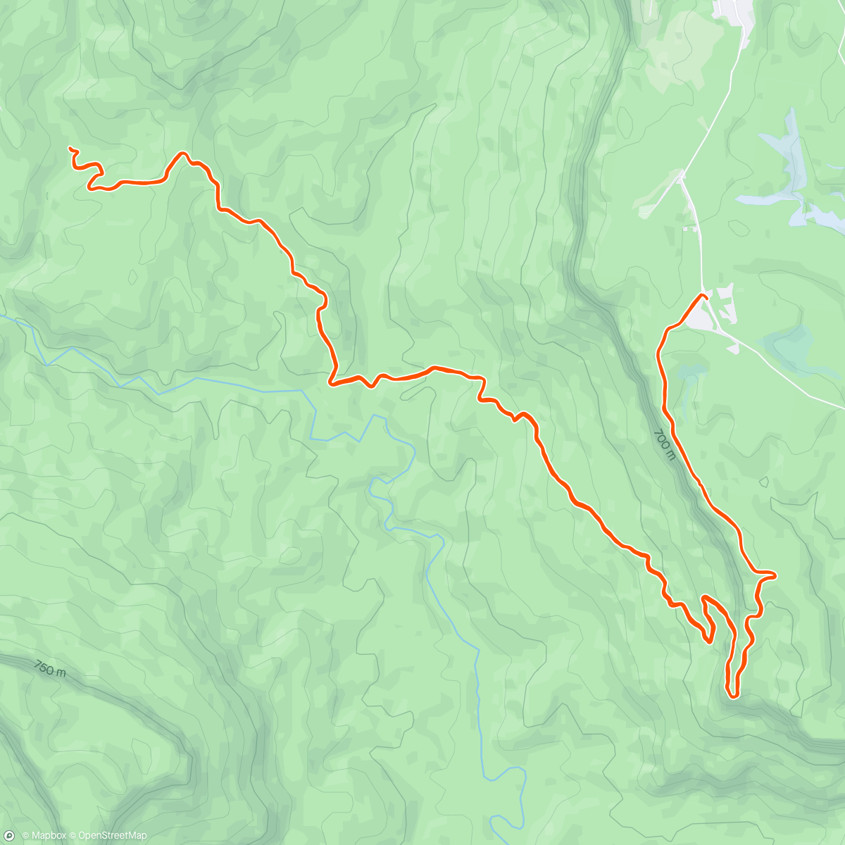 Map of the activity, Group Run