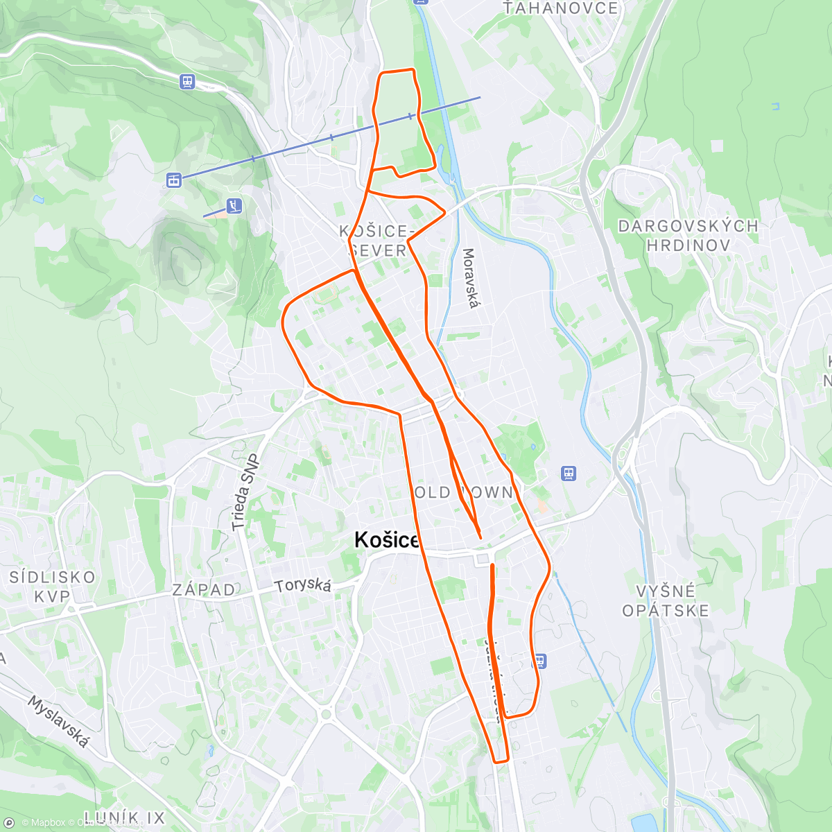 Map of the activity, 🏆Slovak Champion in Marathon & PB 02:22:14