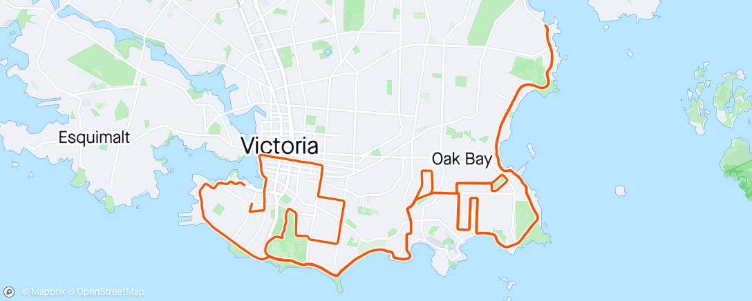 活动地图，Victoria Marathon