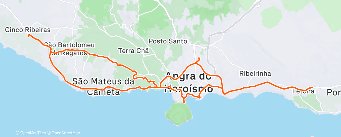 Map of the activity, Morning Ride