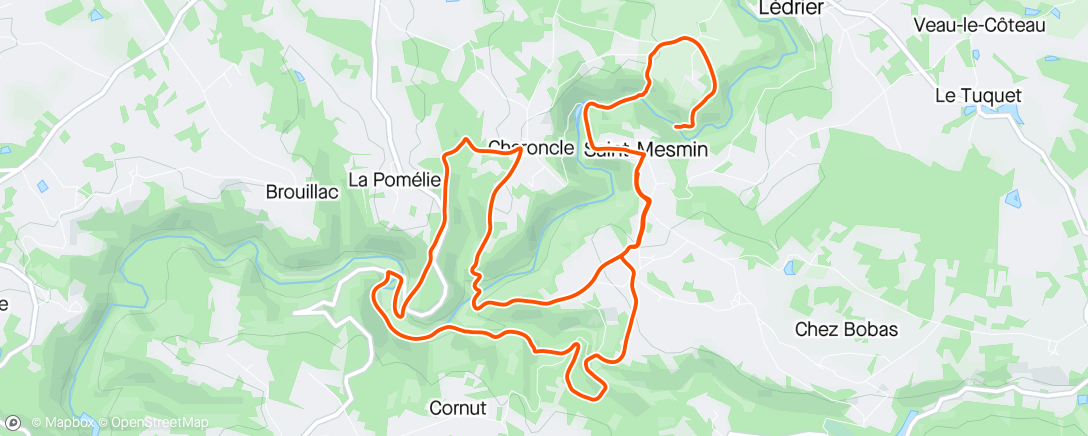 Map of the activity, Rando-course depuis St mesmin  avec Karine & Olivier