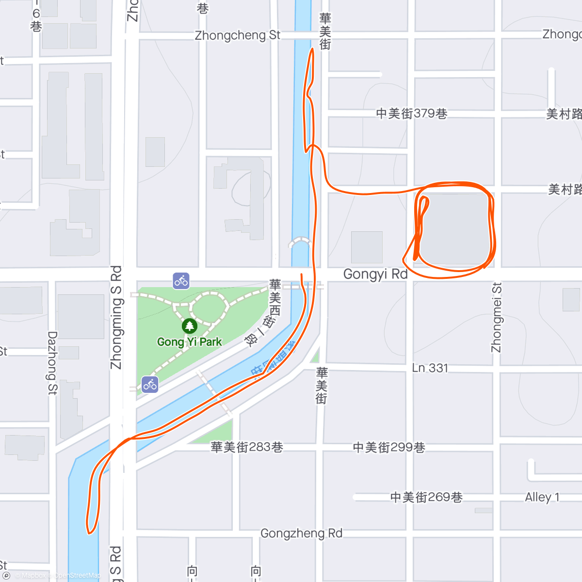 アクティビティ「Call at 6am, Run After」の地図