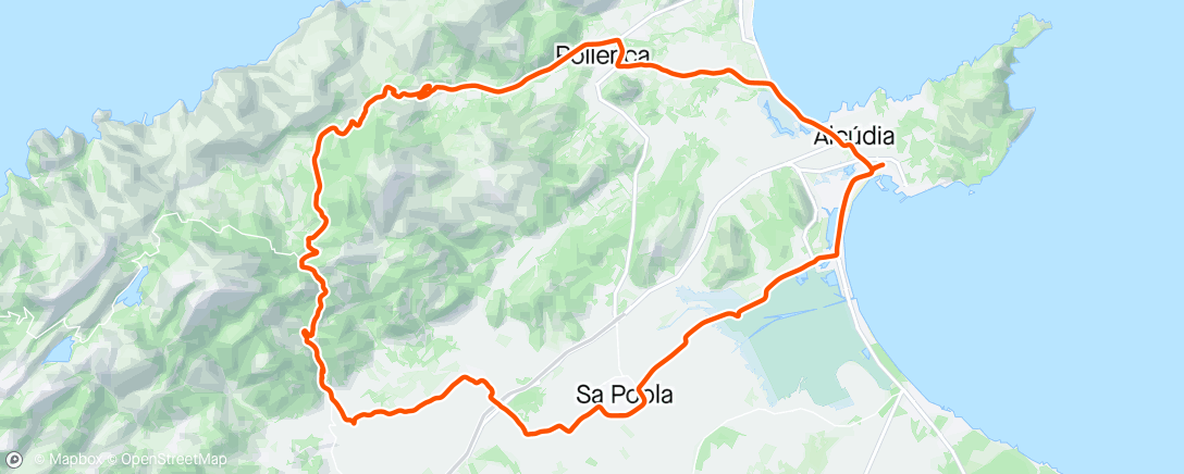 Map of the activity, Morning Ride - Coll de Femenia