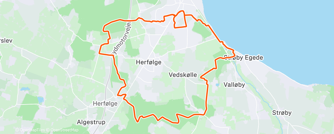 Map of the activity, Morning Mountain Bike Ride