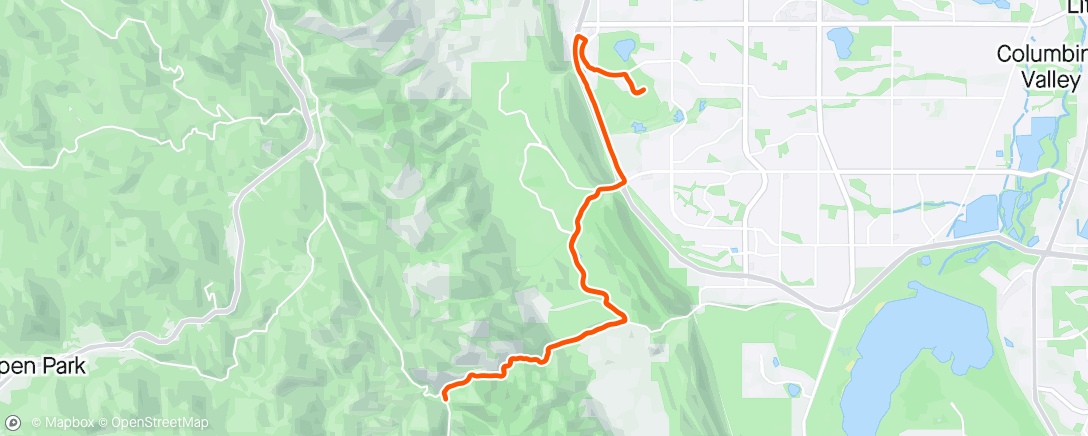 Map of the activity, Getting dropped as Jenna crushes her intervals