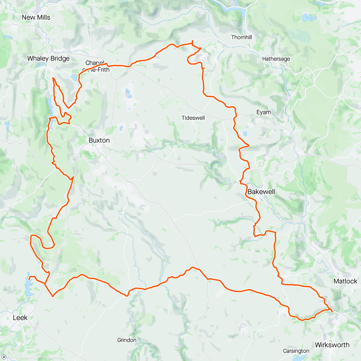 Map of the activity, Peak District Tour with 🅱️s and Friends ! 🤙