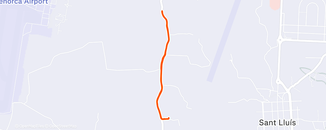 Map of the activity, Caminata a la hora del almuerzo