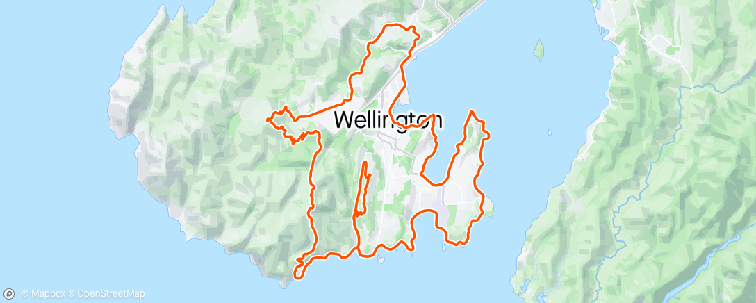 Mapa de la actividad, Morning Mountain Bike Ride