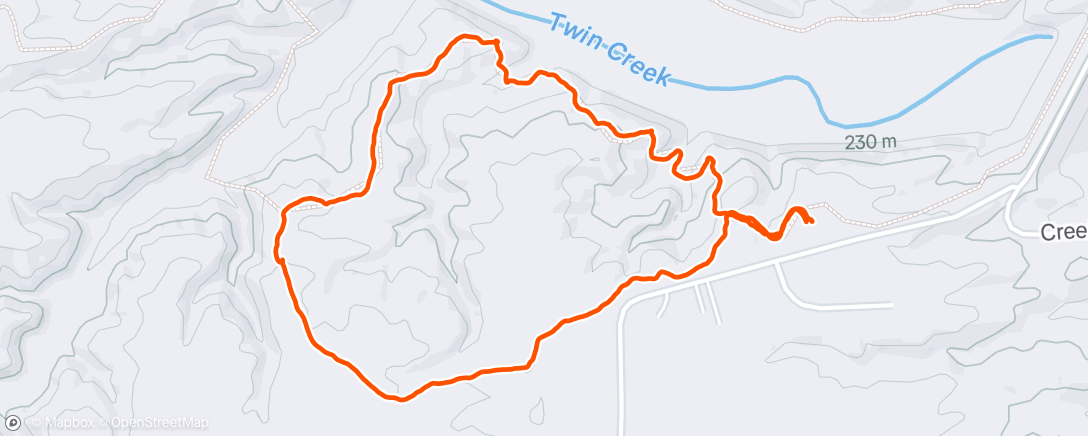 Map of the activity, Germantown MetroPark Hike