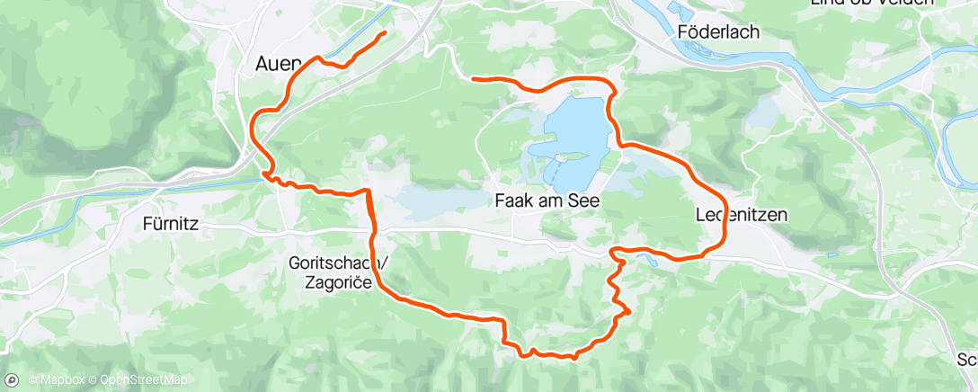 Mapa de la actividad, Lunch Ride - Kanzi