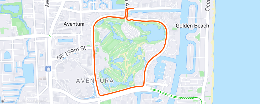 Map of the activity, Lunch Walk
