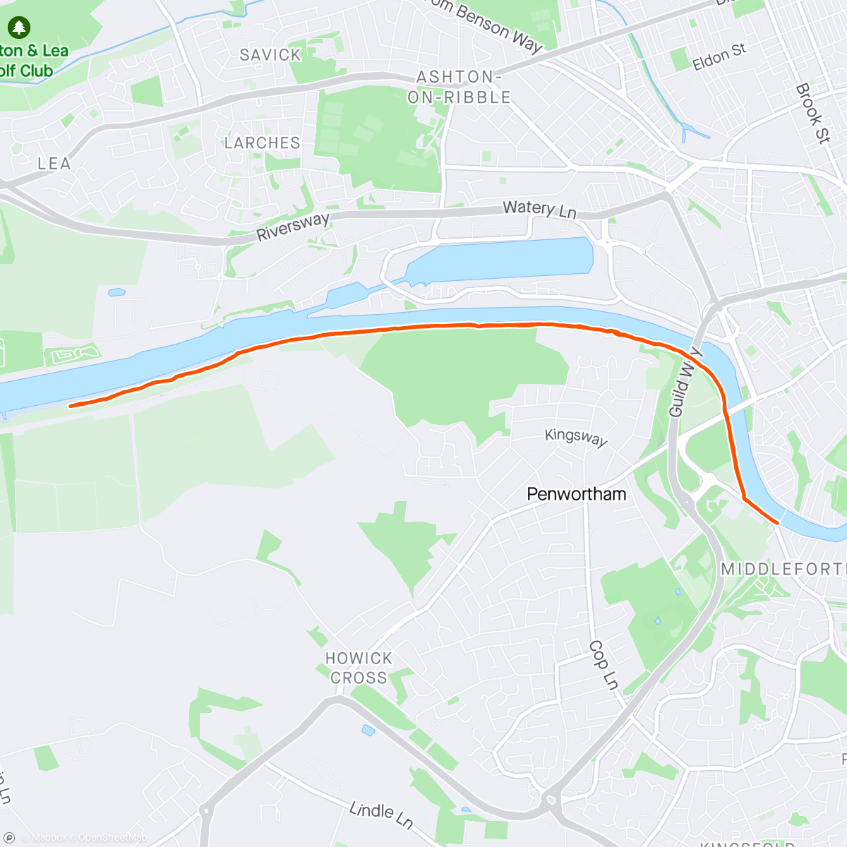 Map of the activity, Holme Road and beyond