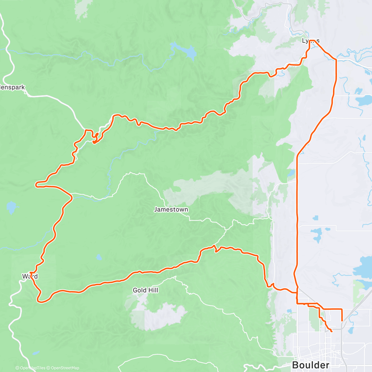 Carte de l'activité Road bikes??