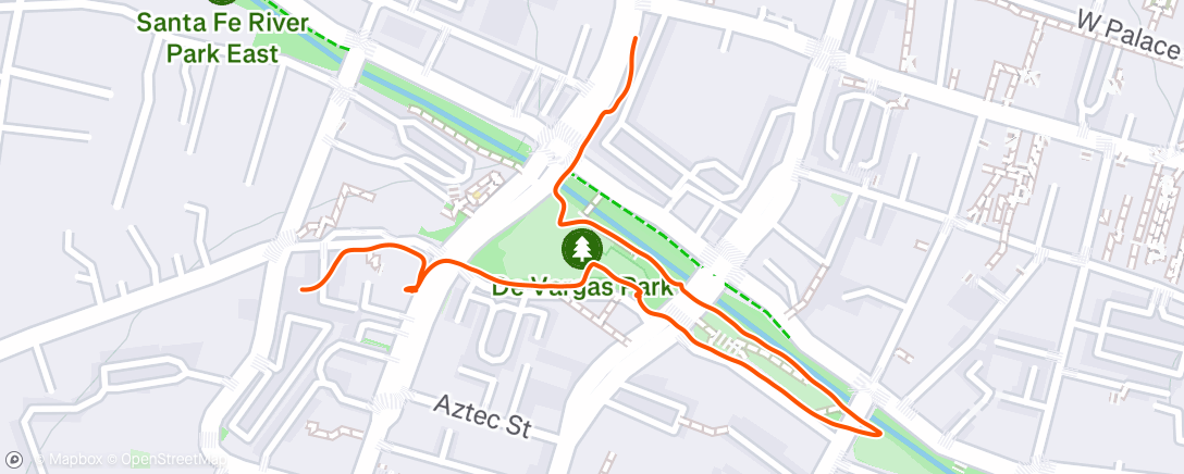 Map of the activity, Lunch Walk