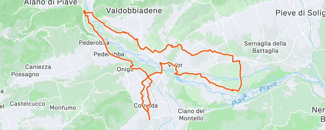 Map of the activity, 50 era troppo facile