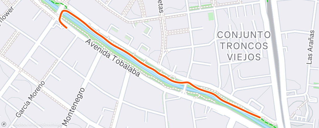 Map of the activity, Afternoon Ride