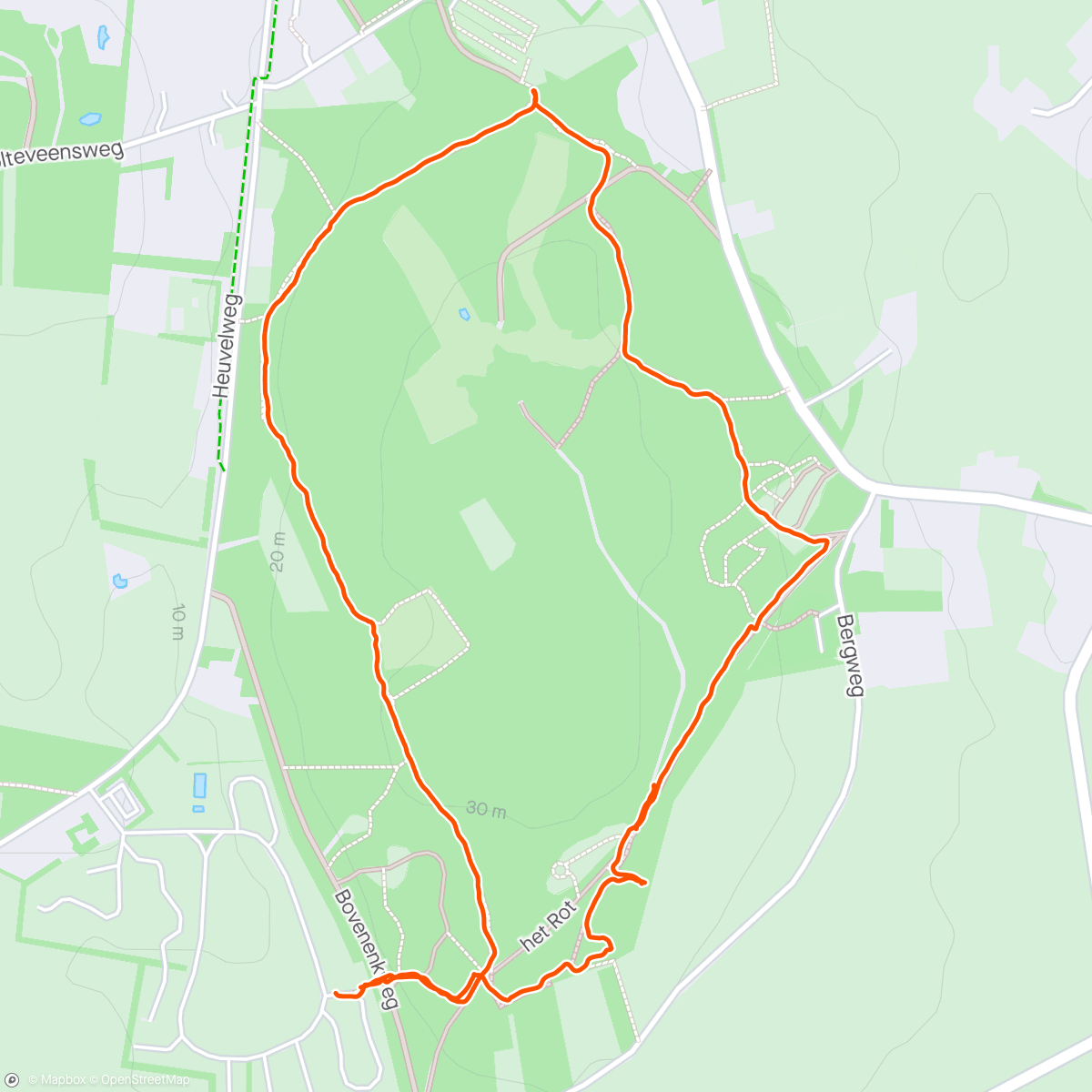 Mapa da atividade, Rondje Luttenberg