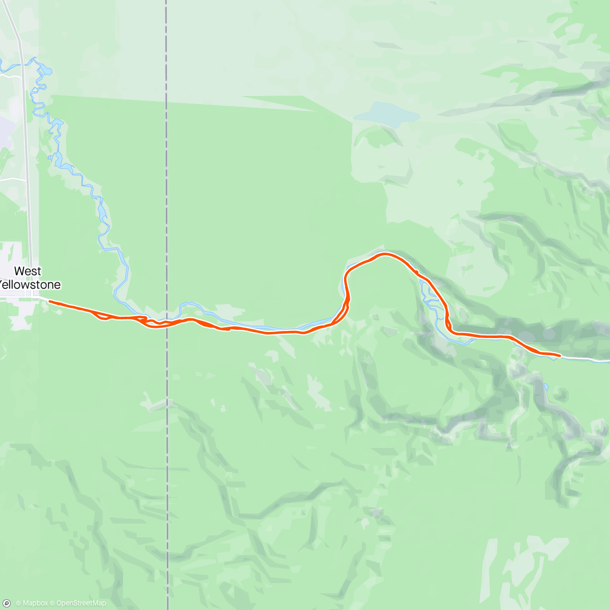 Map of the activity, YNP