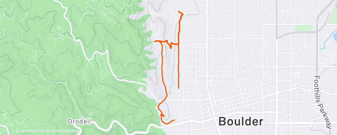 Map of the activity, 4 by 8