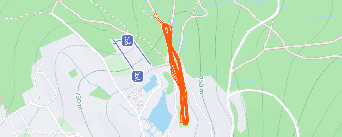 Map of the activity, Skate