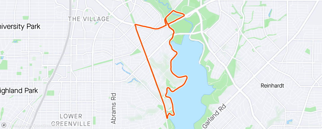 Map of the activity, MLR with 20’ Tempo
