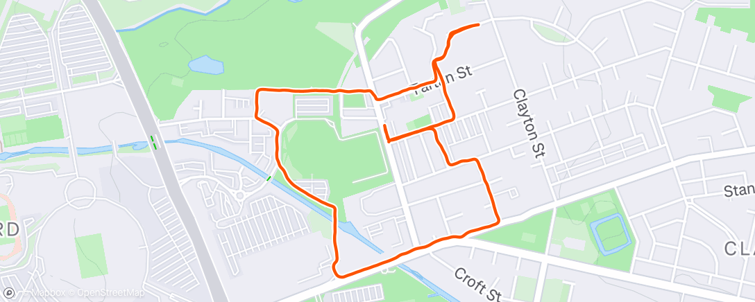 Map of the activity, Morning steps 👣🚶‍♂️