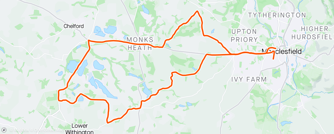 Mapa da atividade, First ride back post ankle stress fracture 😵‍💫